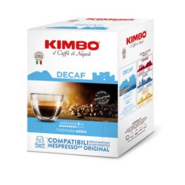   Kimbo koffeinmentes kávékapszula – Miscela Decaffeinato, Nespresso kompatibilis
