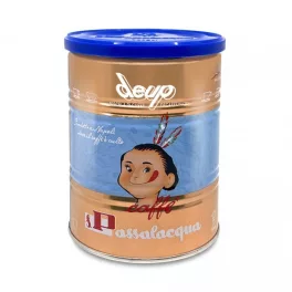 Passalacqua Deup őrölt kávé 250g – fémdobozban koffeinmentes