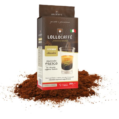 250 g Lollo őrölt kávé Crema Classico keverék