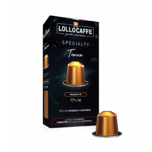 10 Stück LolloCaffé Specialty Edition Terra Nespresso kompatible Kaffeekapsel