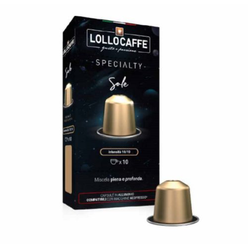 10 pieces LolloCaffé Specialty Edition Sole Nespresso compatible coffee capsule