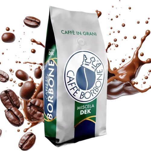 1 kg Caffé Borbone miscela DEK koffeinmentes szemes kávékeverék