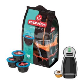 16 db Covim GustoPiú Suave Decaffeinato Dolce Gusto kompatibilis koffeinmentes kávékapszula – Dolce Gusto kompatibilis kávékapszula