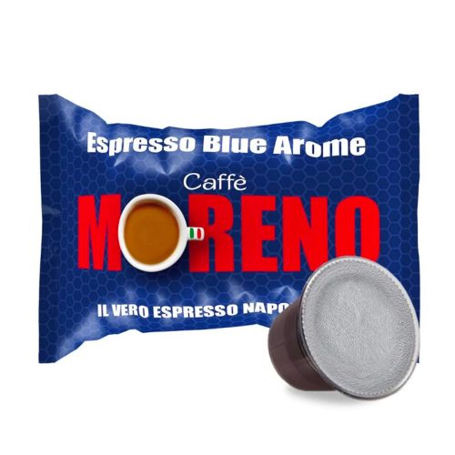 1 piece Caffè Moreno Espresso Blue Aroma Nespresso compatible coffee capsule