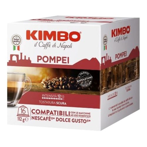 16 pieces Caffè Kimbo Pompei DOLCE GUSTO compatible coffee capsule