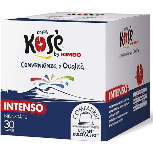 30 pieces Caffé Kosè by Kimbo Intenso Dolce Gusto compatible coffee capsule