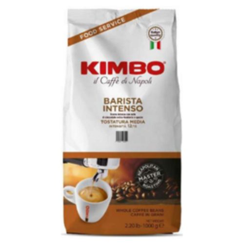 1kg Caffè Kimbo Barista Intenso whole coffee beans blend