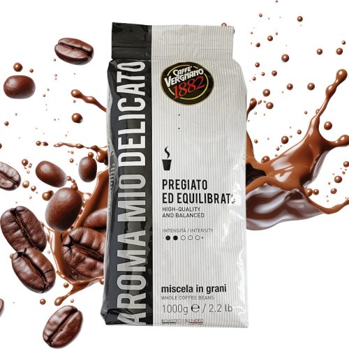 1 kg Caffè Vergnano 1882 Aroma Mio Delicato szemes kávékeverék