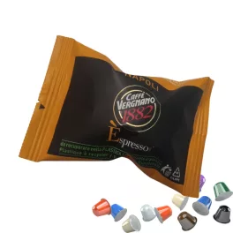1 db Caffè Vergnano 1882 Espresso Napoli Nespresso kompatibilis kávékapszula – Nespresso kompatibilis kávékapszula