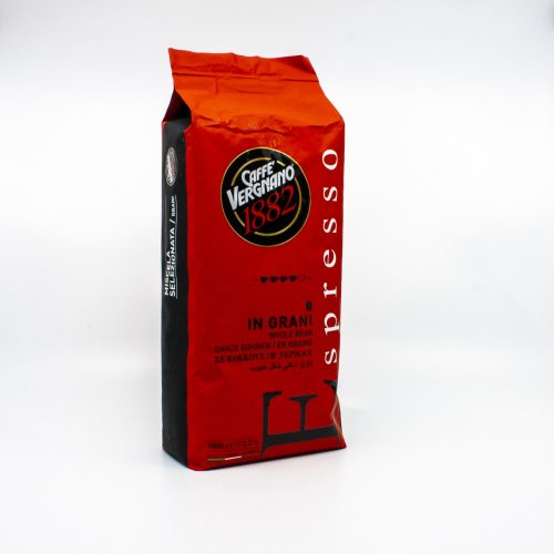 1 kg Caffè Vergnano 1882 Espresso whole coffee beans blend