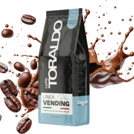 1kg Caffè Toraldo Vending Linea Blu szemes kávékeverék – szemes kávé