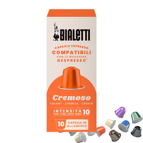 1 db Bialetti Cremoso Nespresso kompatibilis kávékapszula – Nespresso kompatibilis kávékapszula