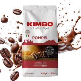 1 kg Kimbo Pompei keverék szemes kávé – szemes kávé