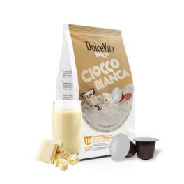 10 darab kapszula Dolce Vita Cioccobianca Nespresso kompatibilis – Nespresso kompatibilis kávékapszula