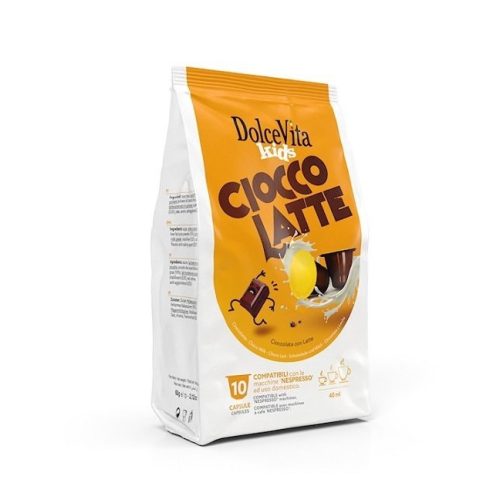 10 darab kapszula Dolce Vita Cioccolatte Nespresso kompatibilis – Nespresso kompatibilis kávékapszula