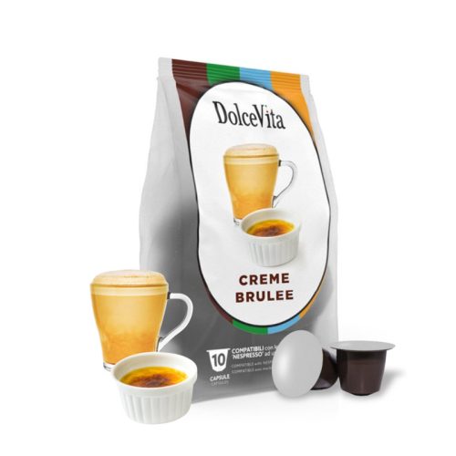 10 darab kapszula Dolce Vita Creme Brulee Nespresso kompatibilis – Nespresso kompatibilis kávékapszula