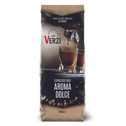 1 kg Caffé VERZI Espresso Bar AROMA DOLCE whole coffee beans blend