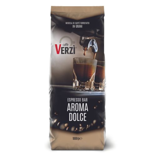 1 kg Caffé VERZI Espresso Bar AROMA DOLCE szemes kávékeverék