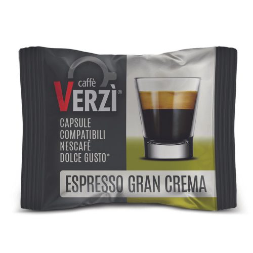 1 db Caffè Verzì Espresso Gran Crema Dolce Gusto kompatibilis kávékapszula