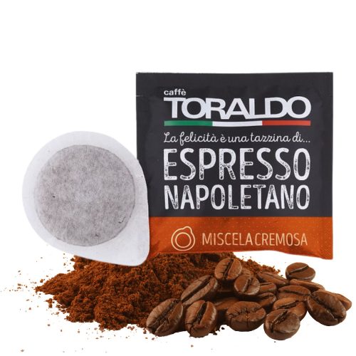 1 db ESE kávépárna 44 mm Caffè Toraldo Espresso Napoletano Miscela Cremosa