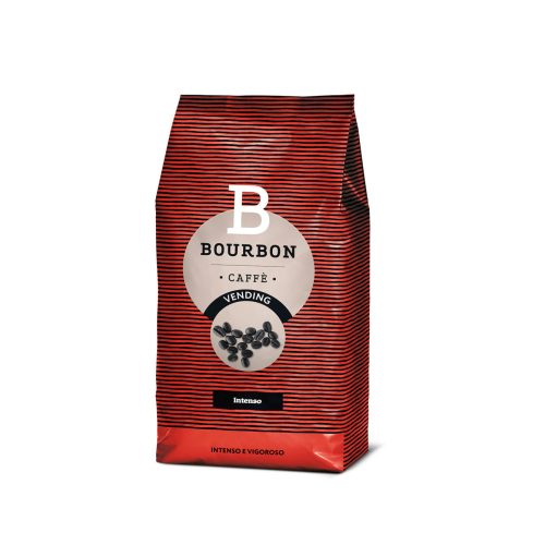 1 kg Lavazza Bourbon Caffé Intenso whole coffee beans blend