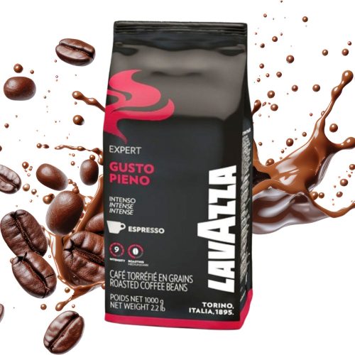 1 kg Lavazza Gusto Pieno szemes kávékeverék – szemes kávé
