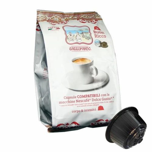 16 kapszula Gattopardo Gusto Ricco DOLCE GUSTO kompatibilis