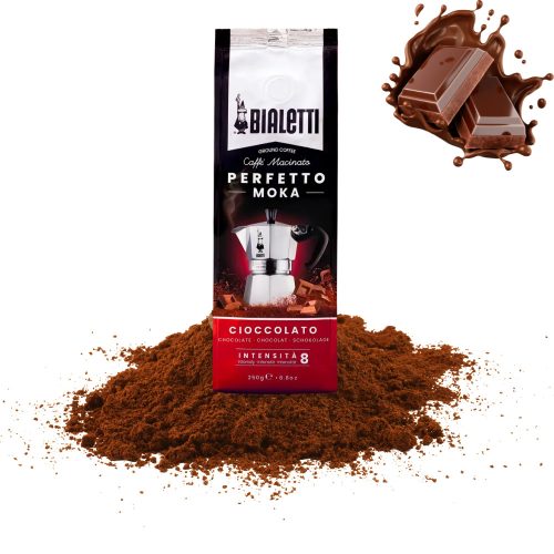 Bialetti Perfetto Moka őrölt kávé 250g, Csokoládé – őrölt kávé