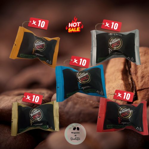 CAFFÈ VERGNANO NESPRESSO KOMPATIBILIS KÁVÉKAPSZULA KÓSTOLÓCSOMAG – Nespresso kompatibilis kávékapszula